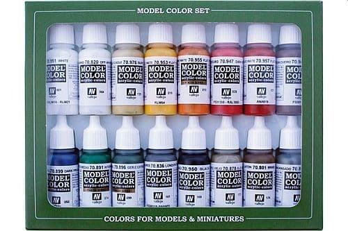 Vallejo Model Color: Paint set – Napoleonic: French & British (1789-1815) (16 colors)