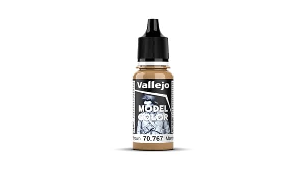Vallejo Maling - Model Color: Matt (138) - Desert Brown - 18ml