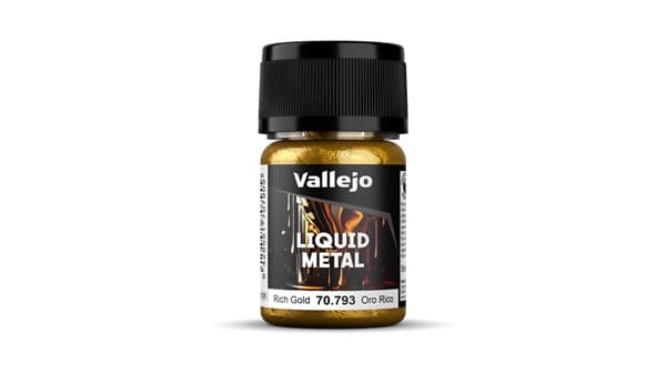 Vallejo Maling - Model Color: Liquid Gold - Rich Gold (Alcohol Based) - 35 ml.