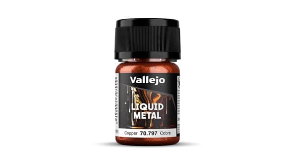 Vallejo Maling - Model Color: Liquid Gold - Copper (Alcohol Based) - 35 ml.