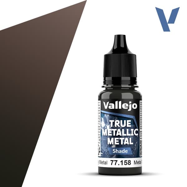Vallejo Maling - True Metallic Metal: Shade - Rusty Metal - 18ml