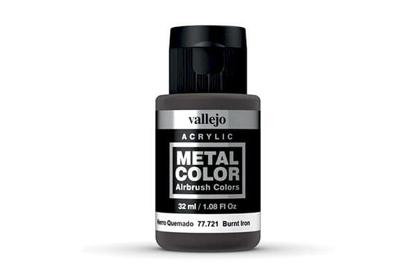Vallejo Maling - Metal Color: Burnt Iron - 32ml
