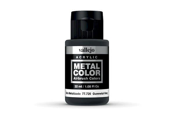 Vallejo Maling - Metal Color: Gunmetal Grey - 32ml