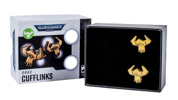 Warhammer 40,000 (40k): Cufflinks (Manchetknapper) - Orks