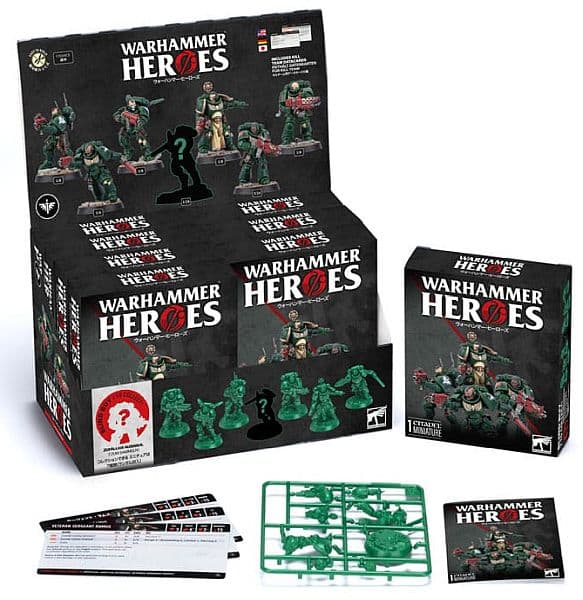 Space Marine Heroes 2025 - Warhammer Heroes: Dark Angels - Display Box (8 Random Figures)