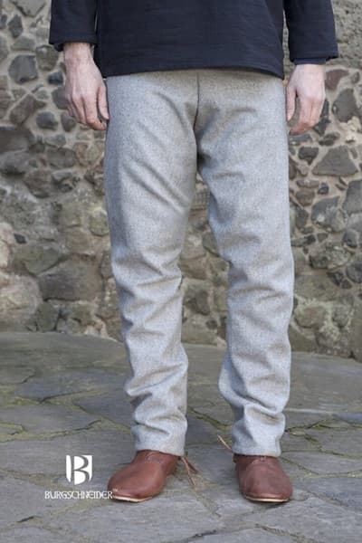 Wool Thorsberg Pants: Fenris - Grey - Burgschneider - Small - Live Rollespil