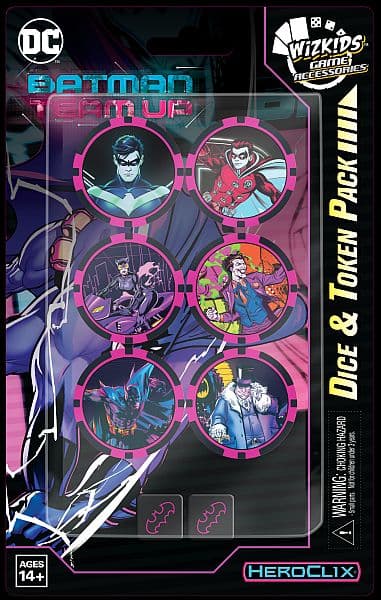 DC Comics HeroClix - Batman Team-Up Miniatures Game - Dice & Token Pack