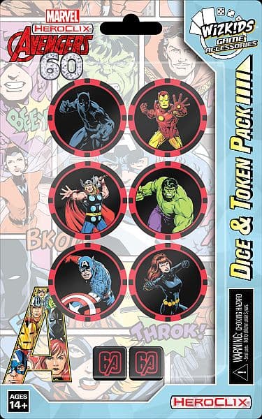 Marvel HeroClix - Avengers 60th Anniversary Dice & Token Pack