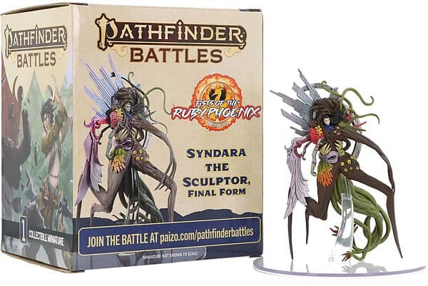 Pathfinder Battles: Fists of the Ruby Phoenix - Syndara the Sculptor, Final Form Boxed Figure #WZK97549
