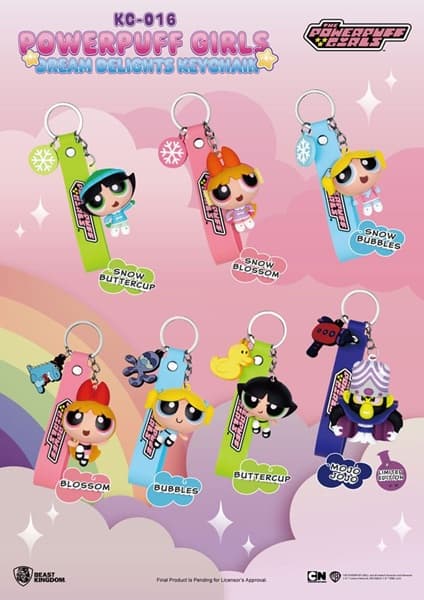 The Powerpuff Girls - Dream Delights - Blind Box Keychain / Nøglering 5cm (1 Random)