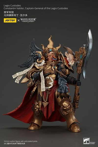 Joytoy - Warhammer 40,000 (40k): The Horus Heresy - Legio Custodes Constantin Valdor Captain-General of the Legio Custodes - Action Figure 25cm