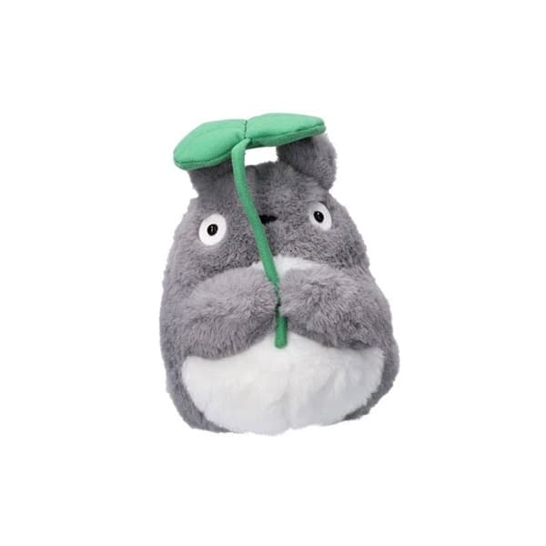Studio Ghibli: My Neighbor Totoro - Big Totoro With Leaf - Plush/Bamse 21cm