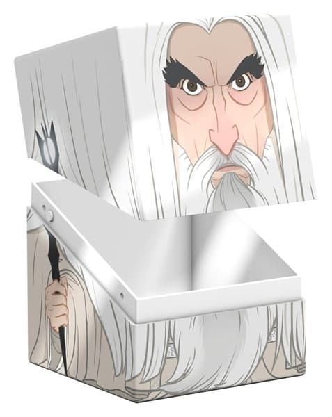 Ultimate Guard Squaroes Boulder Deck Case (Deck Box) 100+ Standard Size: The Lord of the Rings: Saruman