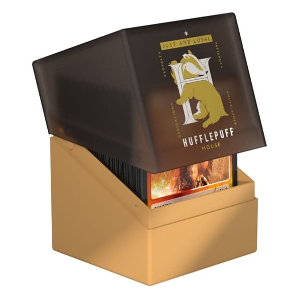 Ultimate Guard Boulder Deck Case (Deck Box) 100+ Standard Size Harry Potter: Hufflepuff