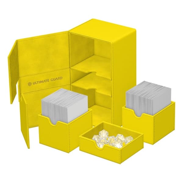 Ultimate Guard Twin Flip'n'Tray Deck Case (Deck Box) 200+ Standard Size XenoSkin Summer Edition 2025 - Dandelion