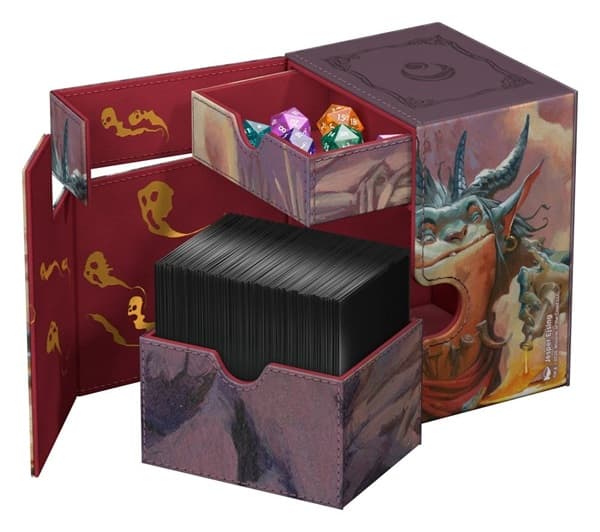 Ultimate Guard Flip'n'Tray Deck Case (Deck Box) 133+ Standard Size XenoSkin Squaroes: Magic: The Gathering - Lorwyn Eclipsed: Grub, Storied Matriarch