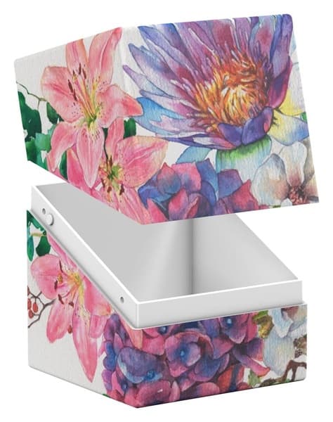 Ultimate Guard Return To Earth Boulder Deck Case (Deck Box) 100+ Standard Size: Floral Places - Lotus Bloom