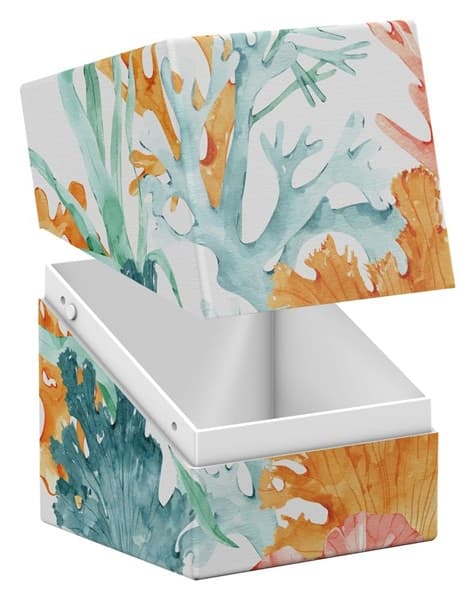 Ultimate Guard Return To Earth Boulder Deck Case (Deck Box) 100+ Standard Size: Coral Places - Coralline Eden