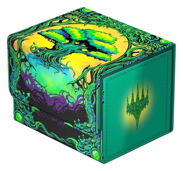 Ultimate Guard Sidewinder Deck Case (Deck Box) 100+ Standard Size XenoSkin: Magic: The Gathering - Mana Token - Forest