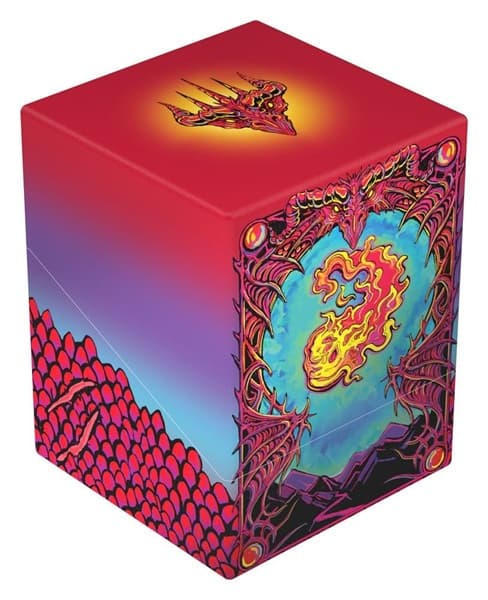 Ultimate Guard Boulder Deck Case (Deck Box) 100+ Standard Size: Magic: The Gathering - Mana Token - Mountain