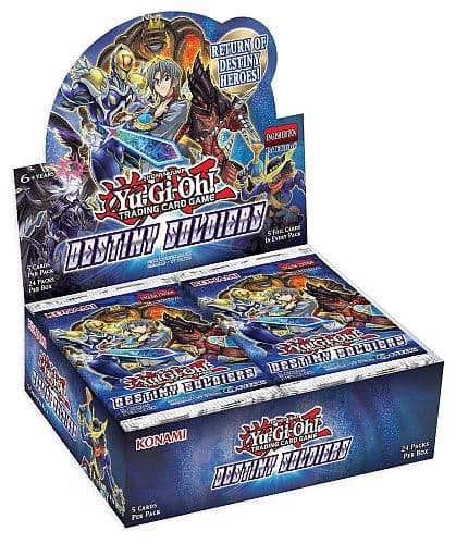 Yu-Gi-Oh! Booster Pakke Destiny Soldiers Booster Display - Box med 24 Pakker