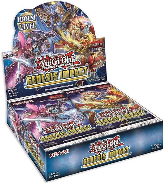 Yu-Gi-Oh! Booster Pakke Genesis Impact Booster Display - Box med 24 Pakker