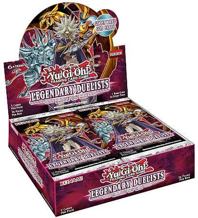 Yu-Gi-Oh! Booster Pakke Legendary Duelists: Rage of Ra (Unlimited) Booster Display - Box med 36 Pakker