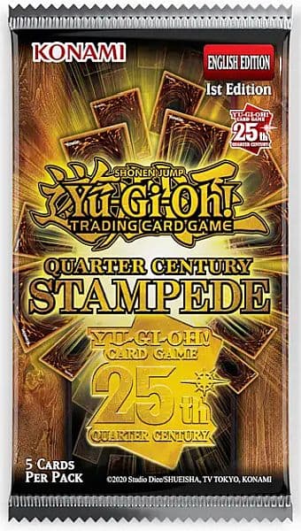 Yu-Gi-Oh! Booster Pakke Quarter Century Stampede Booster Pack