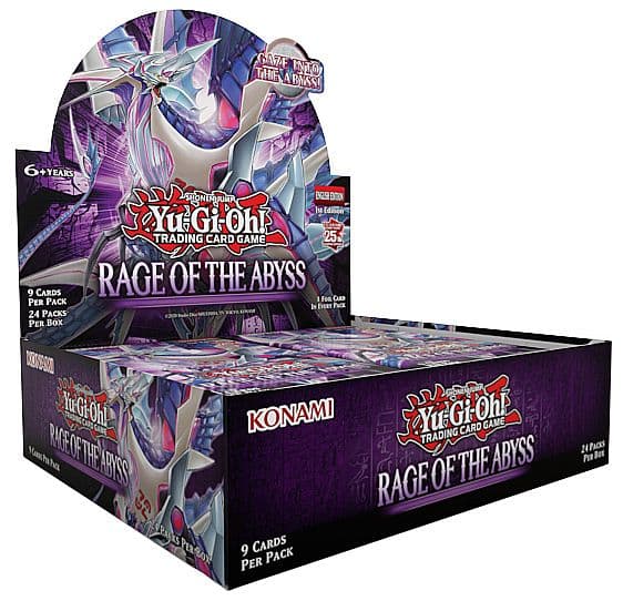 Yu-Gi-Oh! Booster Pakke Rage of the Abyss Booster Display - Box med 24 Pakker