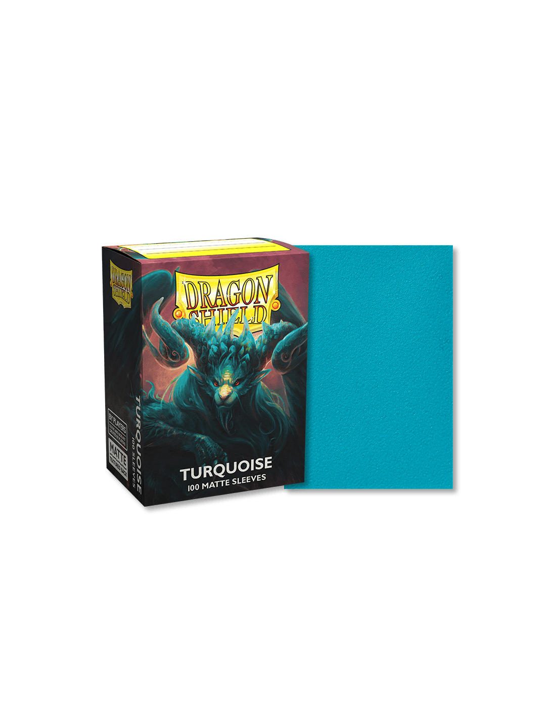 Matte Dragon Shield - 100 stk - Plastiklommer - Sleeves