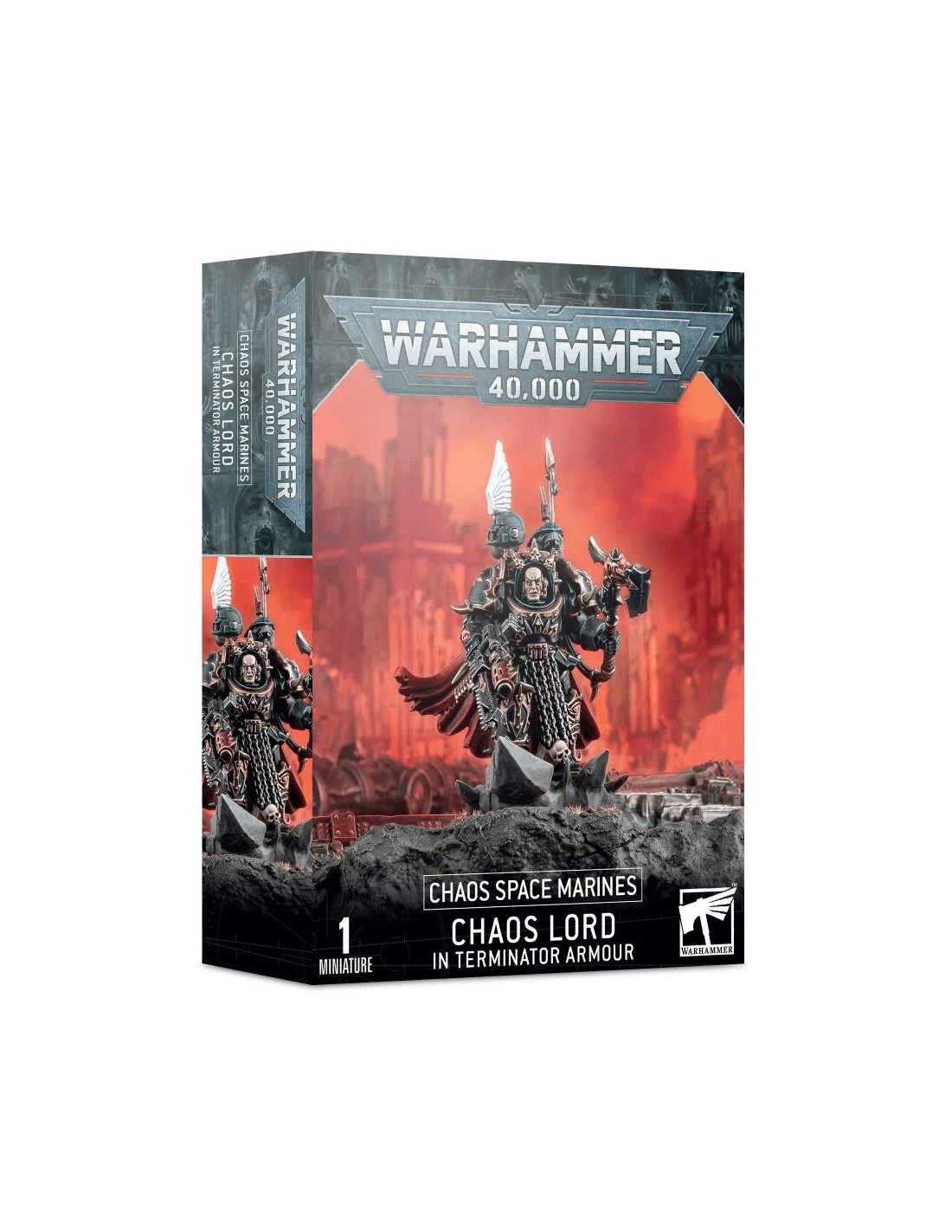 Chaos Space Marines: Chaos Lord In Terminator Armour - Warhammer 40.000 - Games Workshop