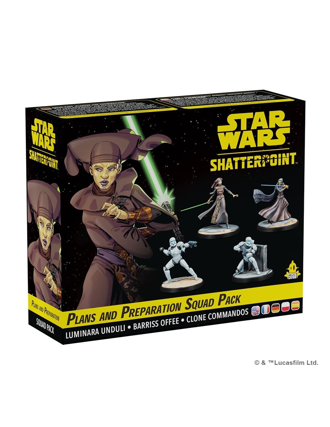 Plans and Preparation - Luminara Unduli Squad Pack - Star Wars Shatterpoint - Atomic Mass Games
