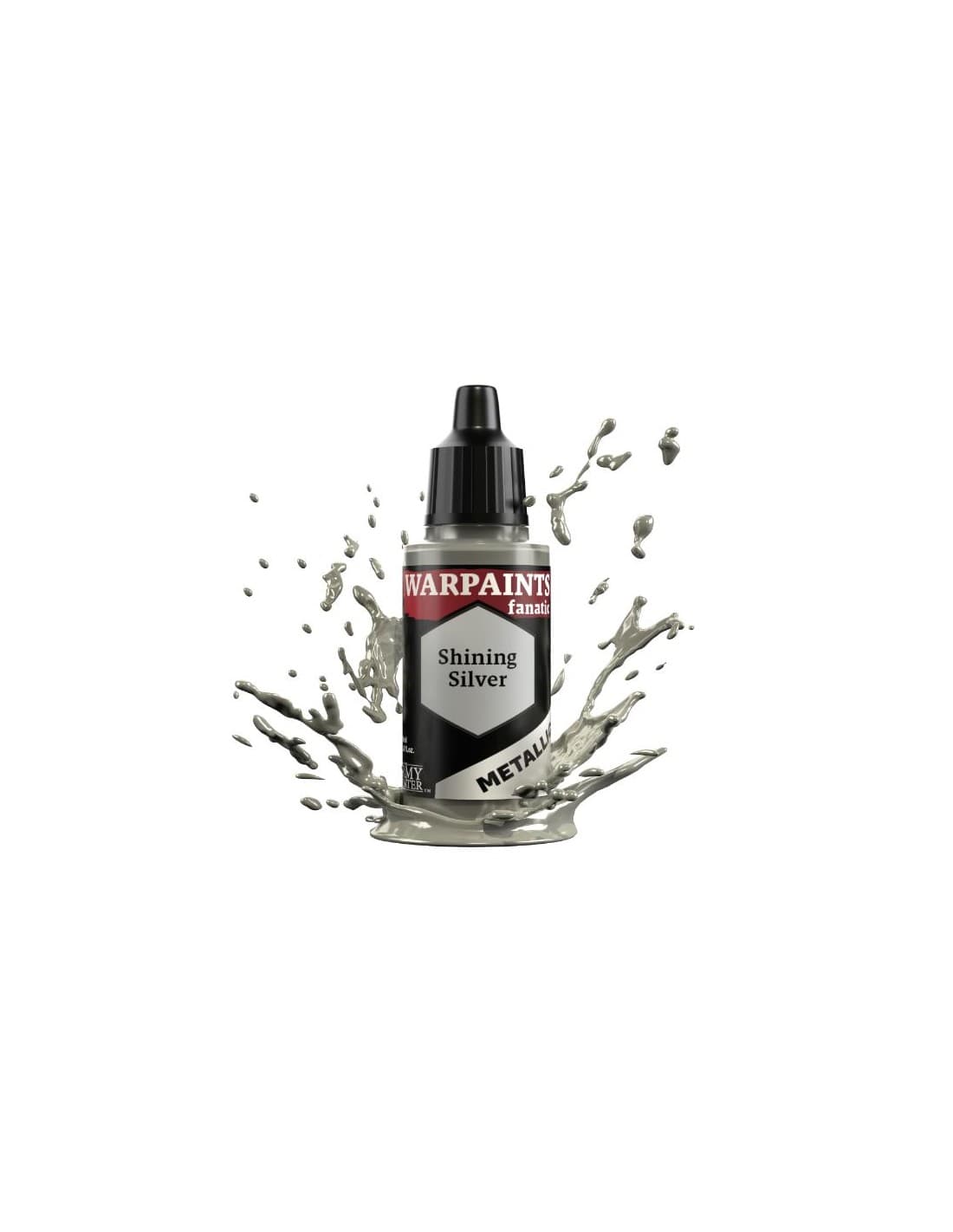 Shining Silver - Warpaints Fanatic Metallics - The Army Painter