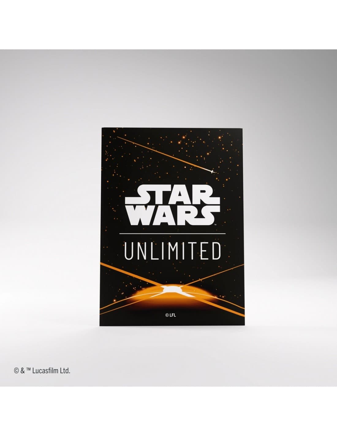 Art Sleeves, Card Back Orange - 60 stk - plastiklommer - Star Wars Unlimited - Gamegenic