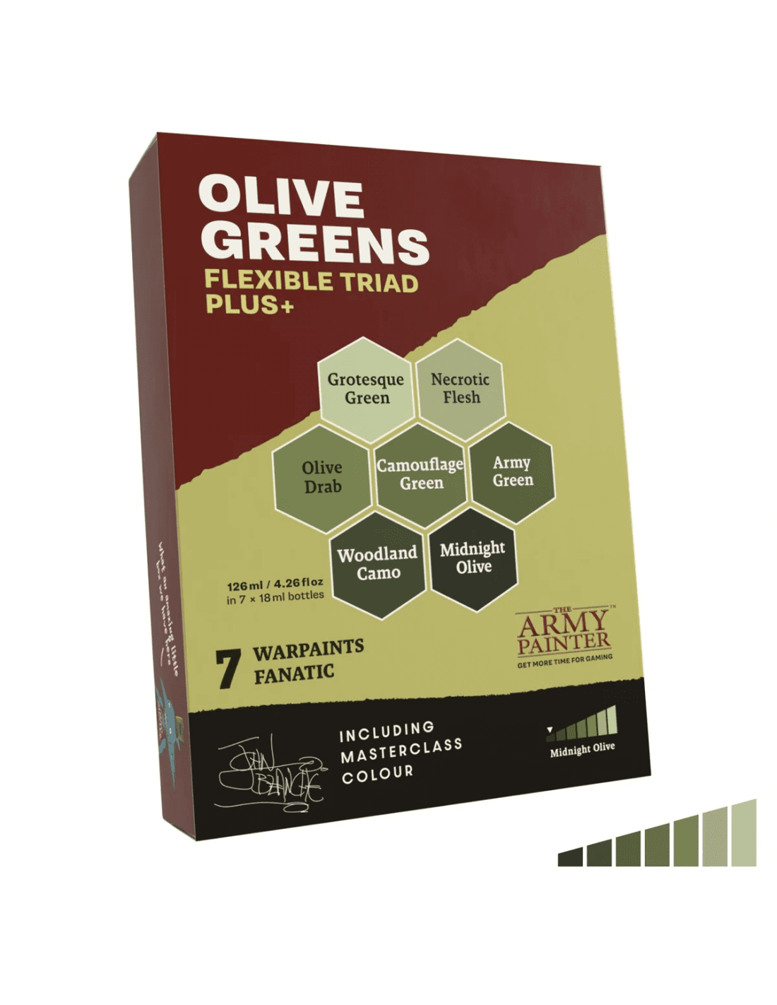 Olive Greens - Flexible Triad Plus+ - The Army Painter