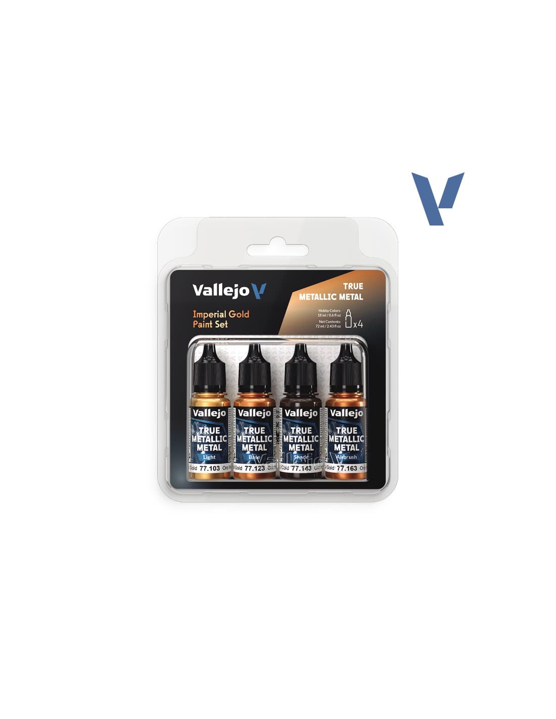 Imperial Gold Paint Set - True Metallic Metal - Vallejo