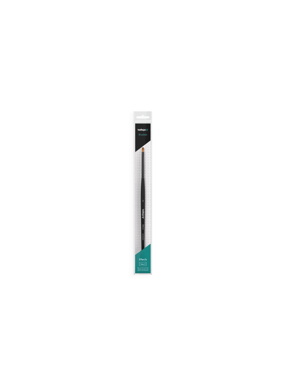 Effects Brush - Størrelse 2 - Flat Rectangular Brush - Vallejo