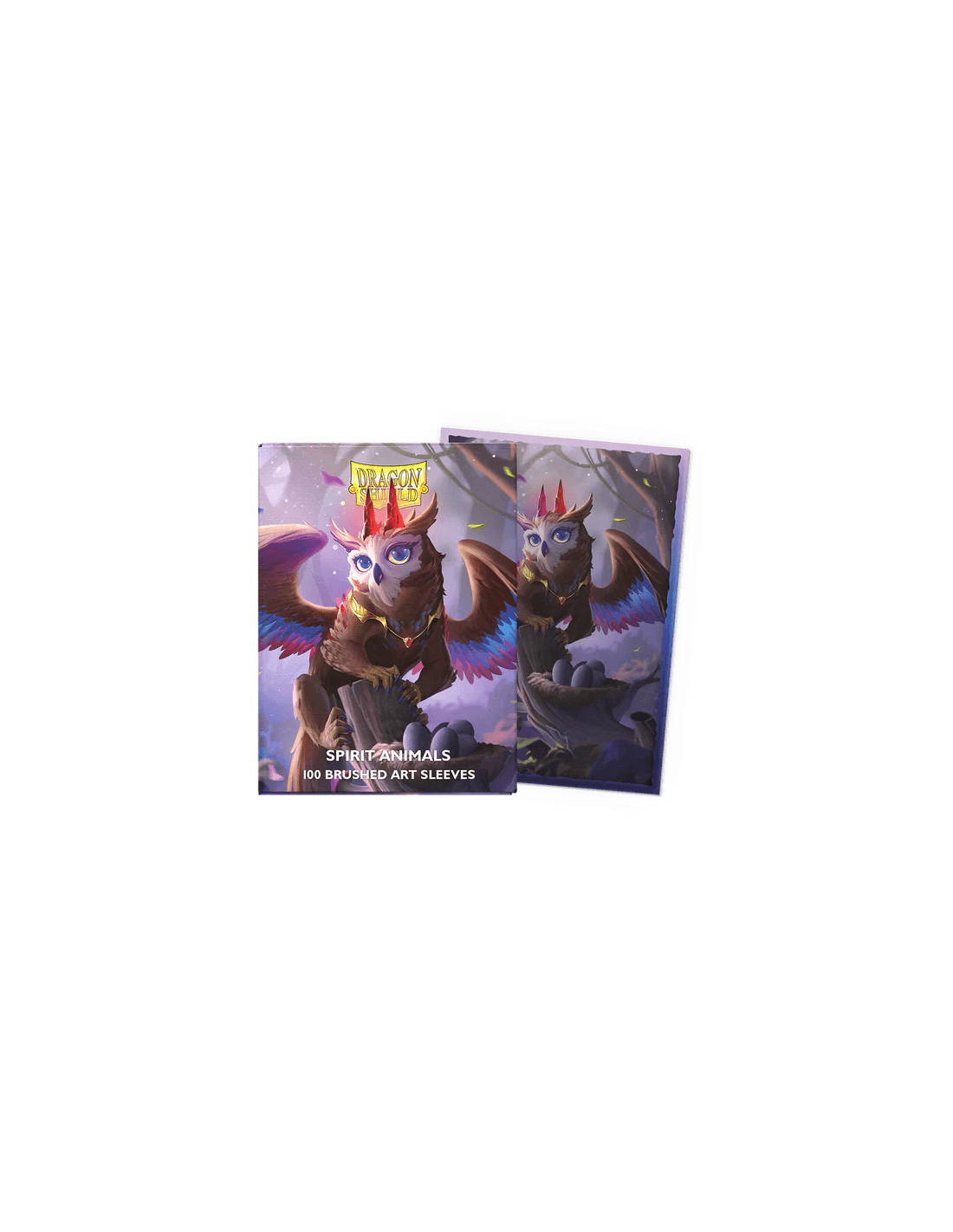 The Dragowlis - Matte Dual Art Sleeves - Plastiklommer - Dragon Shield