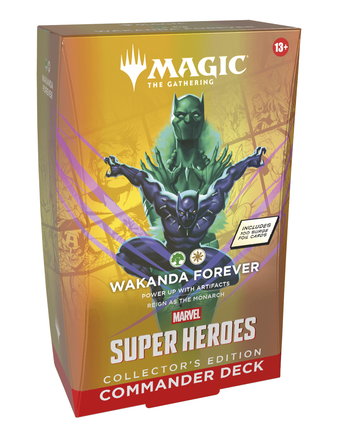 Collectors Edition Wakanda Forever Commander Deck - Marvel Super Heroes - Magic the Gathering