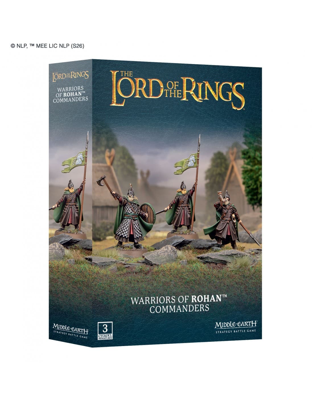 Warriors of Rohan Commanders - Middle Earth Strategy Battle Game - Games Workshop