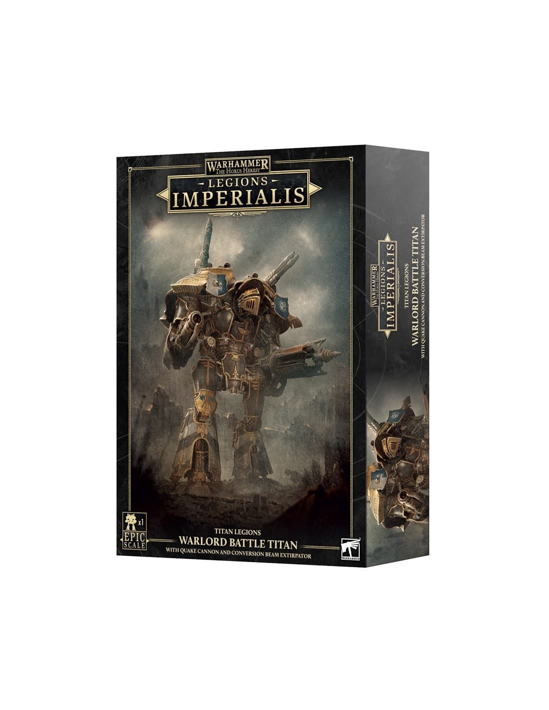 Warlord Battle Titan with Quake Cannon and Conversion Beam Extirpator - Titan Legions - Legions Imperialis - Games Workshop