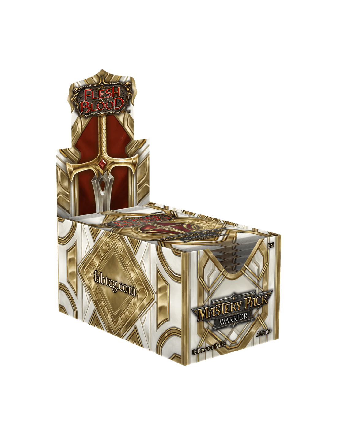 Mastery Pack Warrior Display - Flesh & Blood